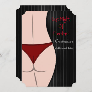 Convite Ontem À Noite Da Liberdade - Partido De Despedida