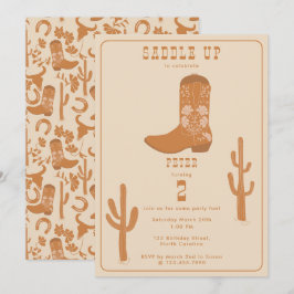 Convite Ontem, Boots do Cowboy do País Ocidental Saddam