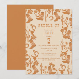 Convite Ontem, Boots do Cowboy do País Ocidental Saddam