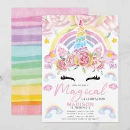 Convite Ontem Mágico do Partido Unicórnio