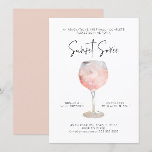 Convite Opção 2: Sunset Soiree