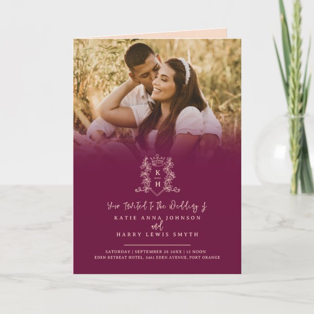 Convite Opção de refeição de casamento da copa de ouro pre (Frente)