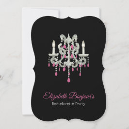 Convite OPÇÕES DE PAPEL/TAMANHO/FORMA DE Candelier Noturno