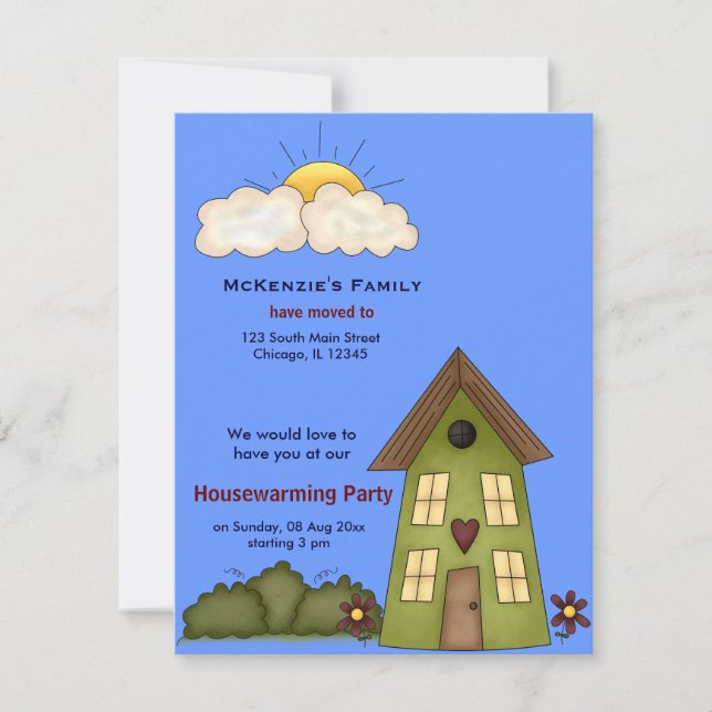 Convite Open House (Frente)