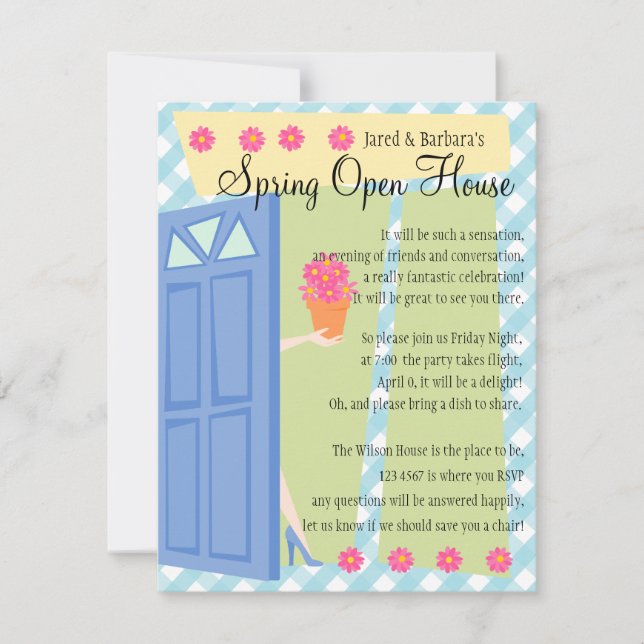 Convite Open House (Frente)