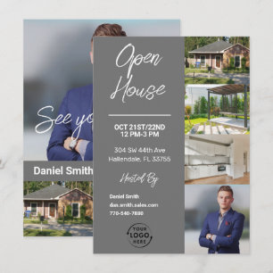 Convite Open House Marketing imobiliário