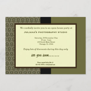 Convite Open House Novo negócio