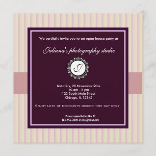 Convite Open House Novo negócio