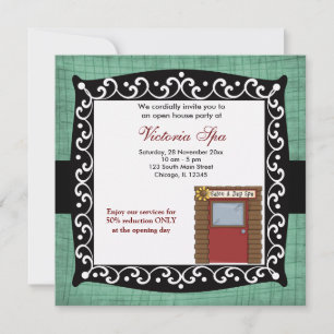 Convite Open House Spa Business