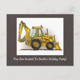 Convite Operador do Backhoe