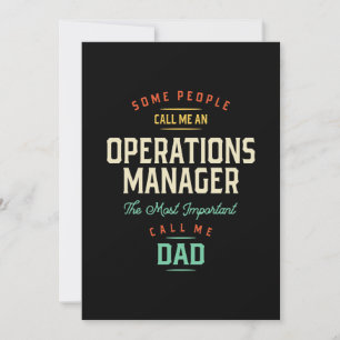 Convite Operations Manager e Pai