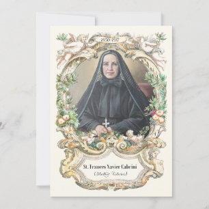 Convite Oração de Sta. Madre Cabrini