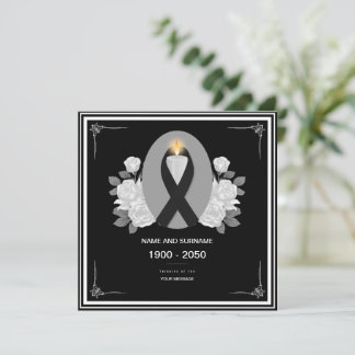 Convite Oração Funerária