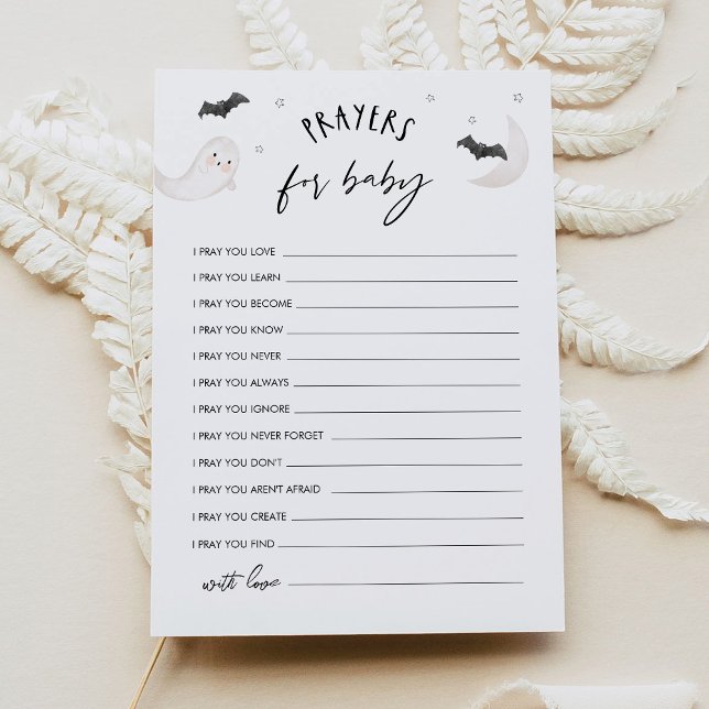 Convite Orações De Halloween Para Bebês (Criador carregado)