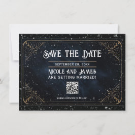 Convite Oráculo de Obsidiana Meia-Noite Elegância Salve a 