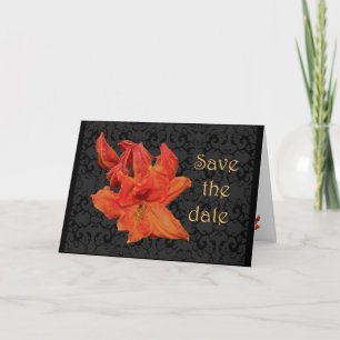 Convite Orange Azalea Blossoms