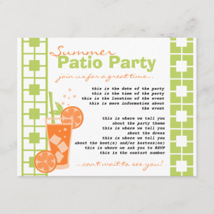 Convite Orange Drink