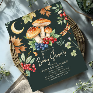 Convite Orçamental para Chás de fraldas Woodland M