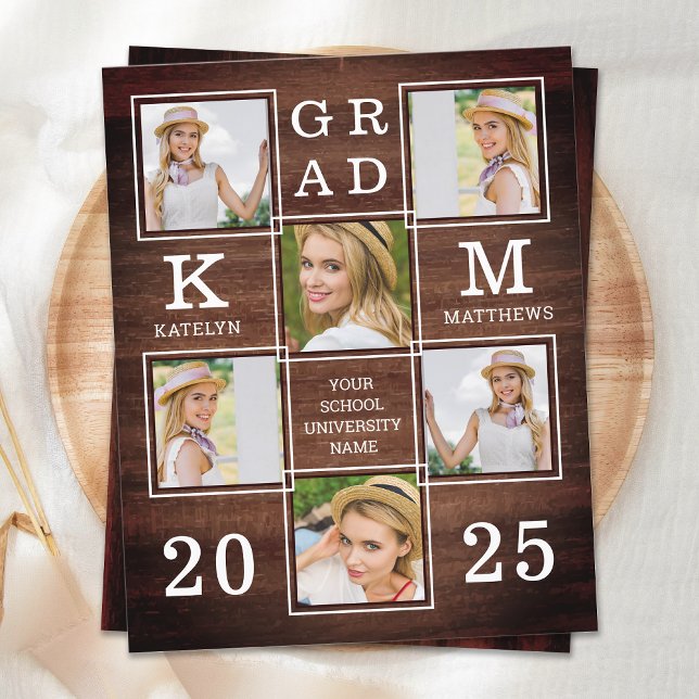 Convite Orçamental para Colagem de Fotos 6 para Gr (Criador carregado)