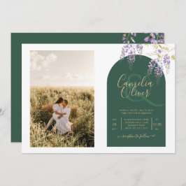 Convite Orçamento All-in1 PHOTO Wedding Wisteria Código QR