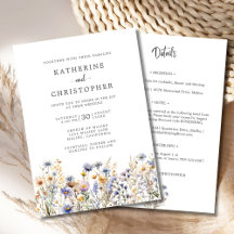 Orçamento de Flores Silvestres Azul Poeira para Ca