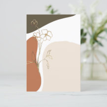 Orçamento em branco Casamento floral moderno 