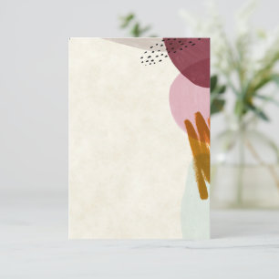 Convite Orçamento em branco Estilo moderno de pintura casa