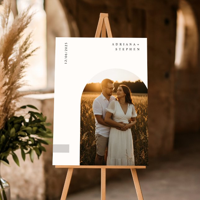 Convite Orçamento Simples Elegante Minimalista Foto Casame (Criador carregado)