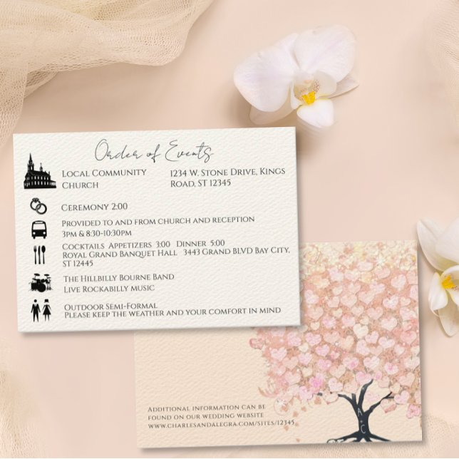 Convite Ordem cronológica dos eventos Gabinete de árvore F (Criador carregado)