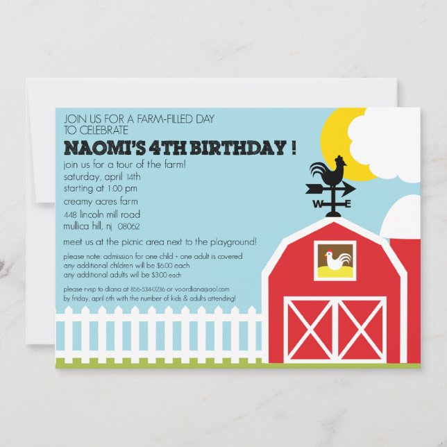 Convite Ordem Personalizada para Diana B (Frente)