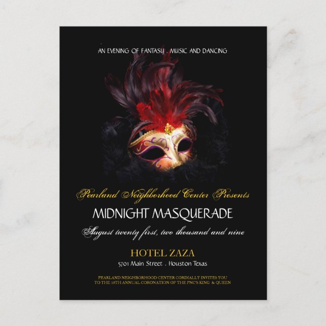 Convite - Ordem Personalizada Pearland (Frente)