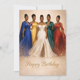 Convite Order of the Eastern Star Birthday Card