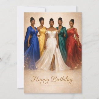 Convite Order of the Eastern Star Birthday Card