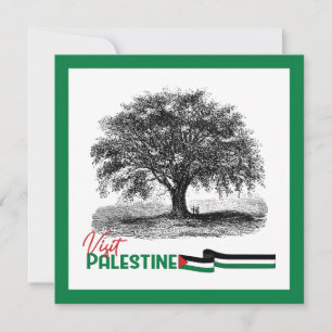 Convite Orgulho da oliveira palestina, Visite a Palestina