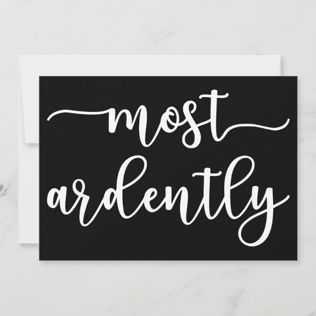 Convite Orgulho E Preconceito, Sr. Darcy - Mais Ardentemen (Frente)