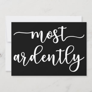 Convite Orgulho E Preconceito, Sr. Darcy - Mais Ardentemen