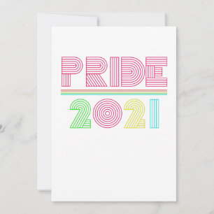 Convite orgulho gay arco-íris 2021