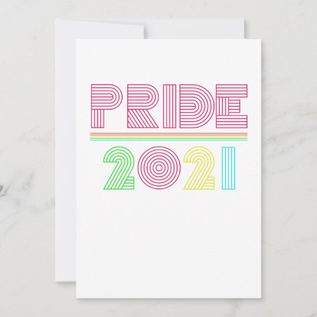Convite orgulho gay arco-íris 2021 (Frente)