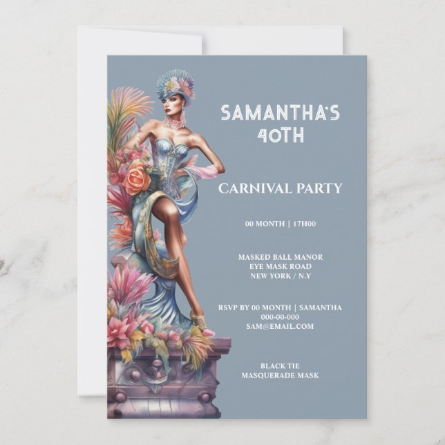 Convite Orgulho gay do Festival de Carnaval Lgbtq (Frente)