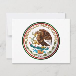 Convite Orgulho Mexicano (Águia da Bandeira Mexicana)