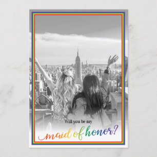 Convite Orgulho Personalizado De Fotos Você Será Minha Mad