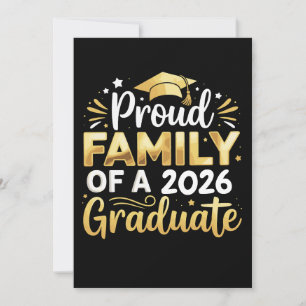 Convite Orgulhosa Família De Um Graduado Em 2026 26 Gradua