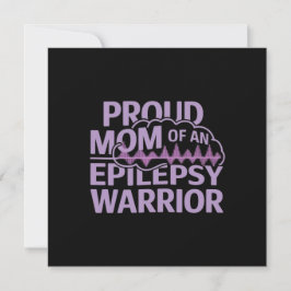 Convite Orgulhosa Mãe de um Guerreiro Epilepsia Mostre seu