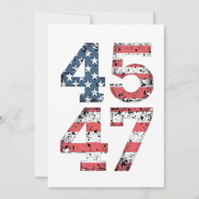 Convite Orgulhoso Maga 47º Dia de Inauguração do Trump Ven (Frente)