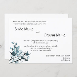 Convite Oriental blosom Invitation