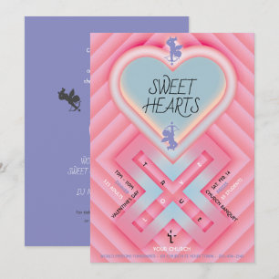 Convite Origami Heart X Sweet Hearts