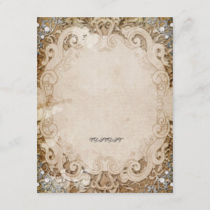 Convite Ornamentado Fairytale Storybook Chá de panela Invi