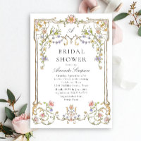 Ornamentado Vitoriano Grace Floral Chá de panela