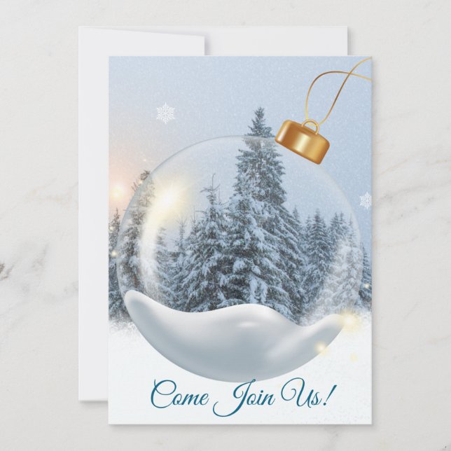 Convite Ornamental Christmas (Frente)