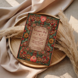 Convite Ornate Floral Heart Valentine Party